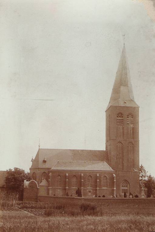 St. Martinus Kirche 1896 mit altem Turm